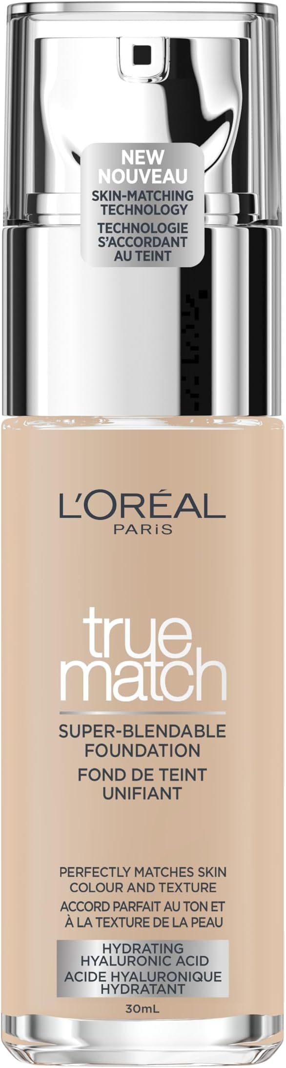L’Oréal Paris True Match Super-Blendable Liquid Foundation, Skincare Infused with Moisturizing... | Amazon (CA)