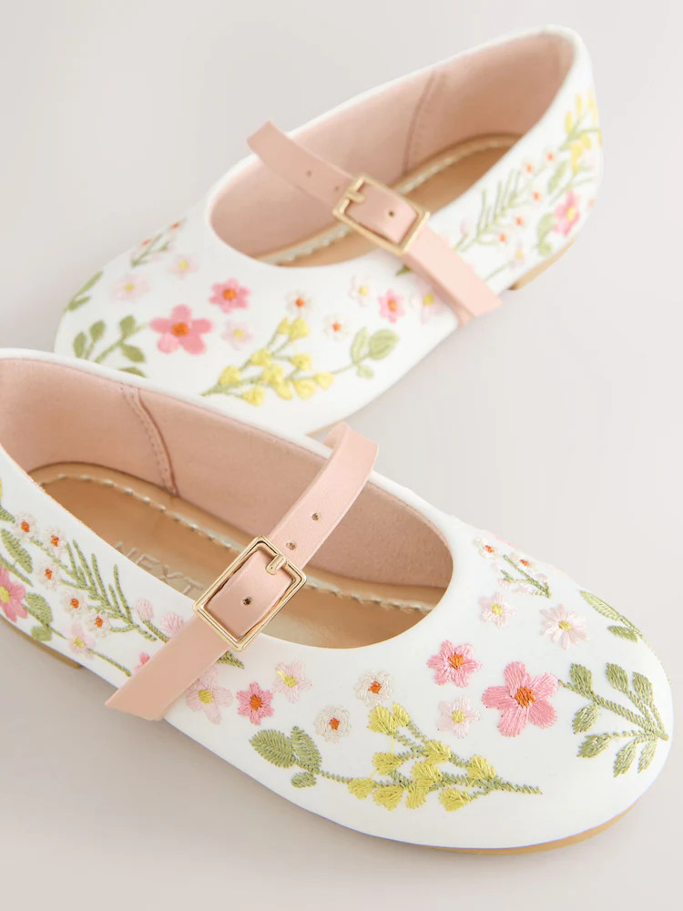 Multi Embroidered Occasion Mary Jane Shoes | Next US