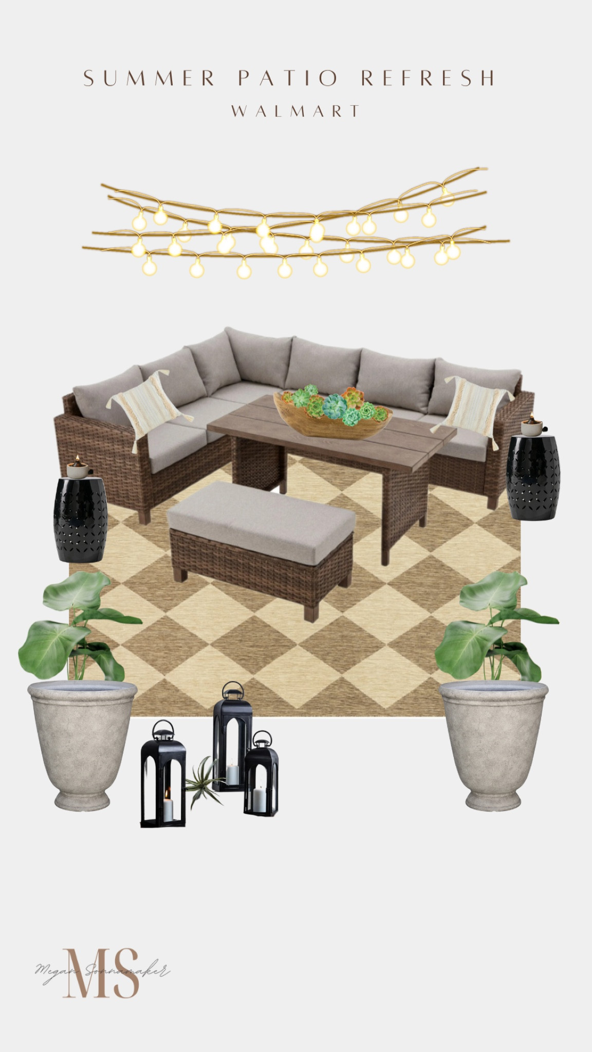 Summer patio refresh with Walmart! 

#LTKHome #LTKSeasonal