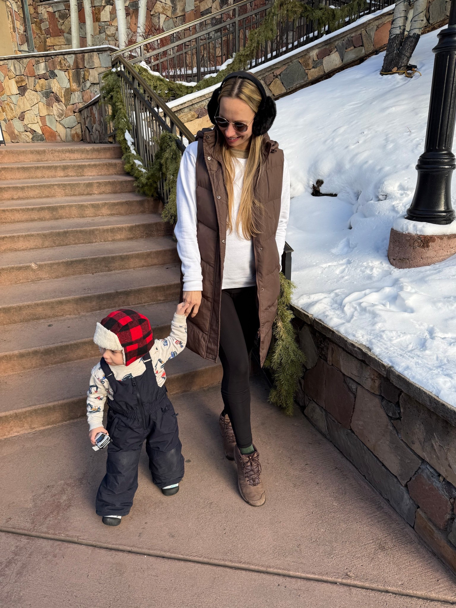 Winter look that is so easy to duplicate with your personal style! 
Love a puffer vest and ear muffs but you could easily switch it up with a full coat and beanie!

#LTKootd #LTKSaleAlert #LTKgrwm