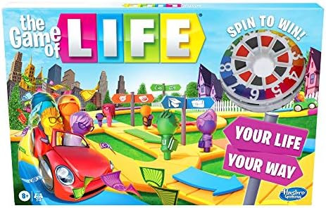 Hasbro Gaming The Game of Life Game, Family Board Game for 2-4 Players, Indoor Game for Kids Ages... | Amazon (US)