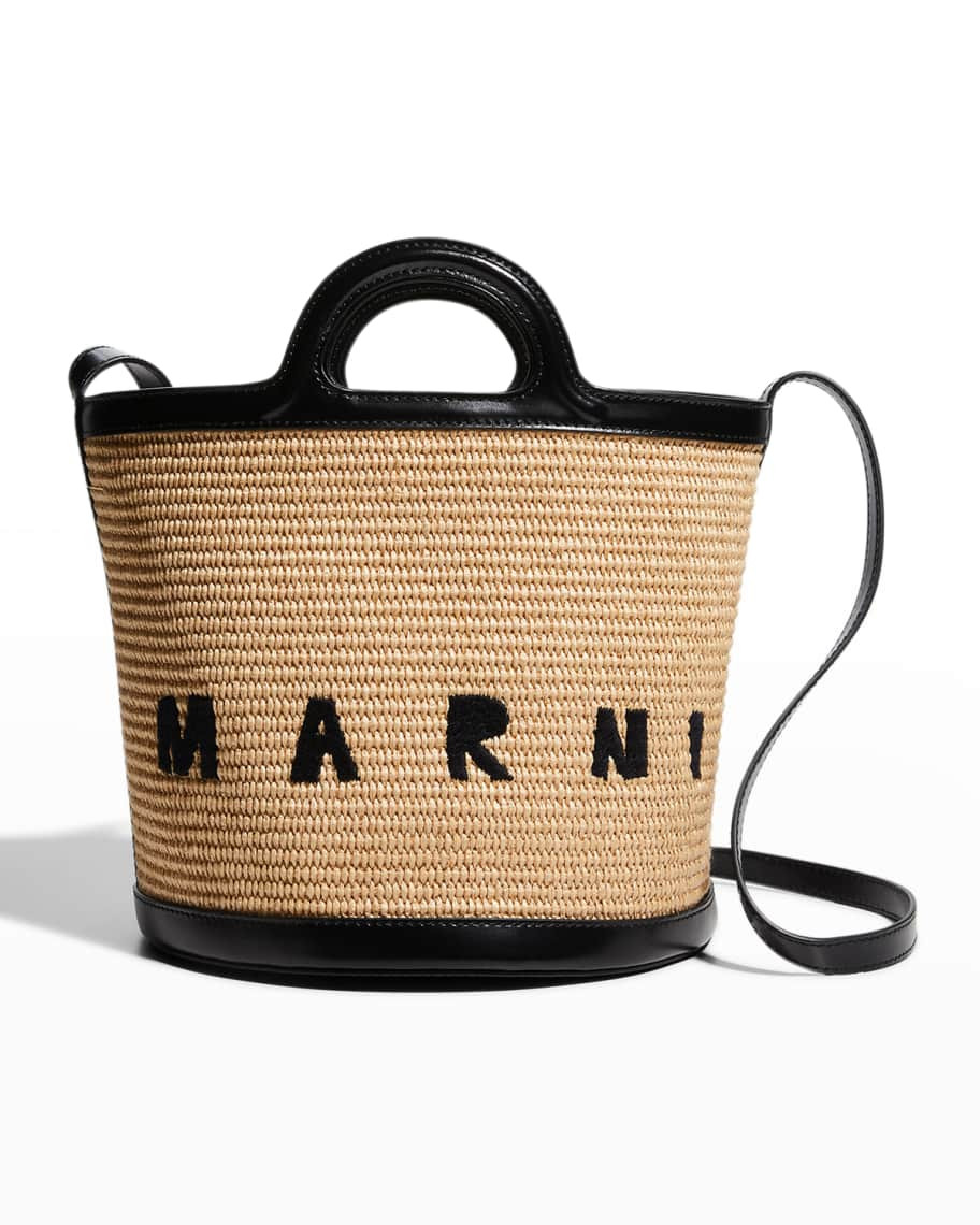 Marni Small Woven Bucket Tote Bag | Neiman Marcus