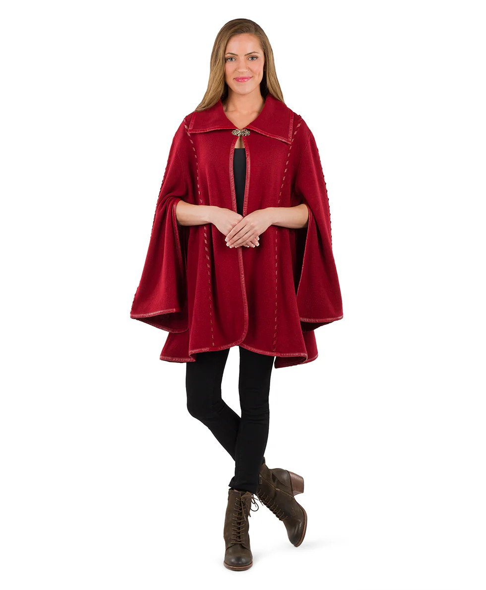 Hand Laced Cape with Clasp - Vintage | Patricia Nash Designs