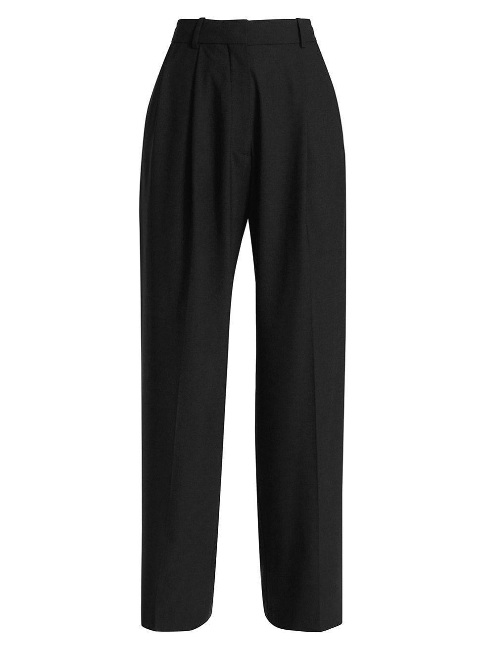 Relaxed Pleated-Front Trousers | Saks Fifth Avenue