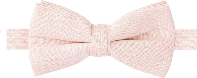 Spring Notion Men's Linen Blend Bow Tie | Amazon (US)