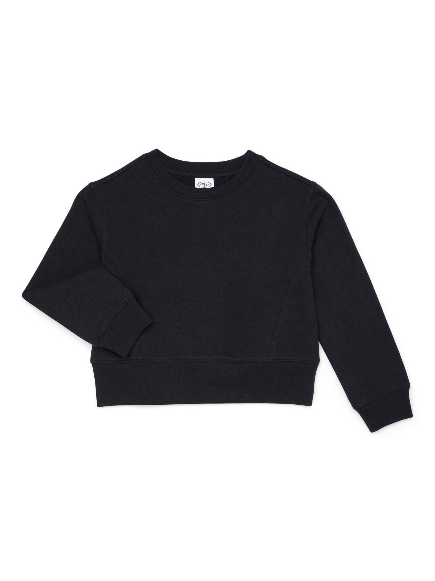 Athletic Works Girl's Active Fleece Sweatshirt, Sizes 4-18 & Plus - Walmart.com | Walmart (US)