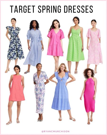 Spring dresses from target, spring outfit ideas from target, target style 

#LTKstyletip #LTKfindsunder100 #LTKSeasonal