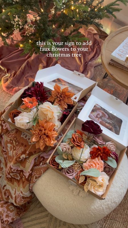 pov: you decorate your christmas tree with flowers & it ends up being the tree of your dreams 🥹🎄🌺
 
IG & TikTok: @styledby.rhonda 
Pinterest: @styledbyrhonda

#LTKhome #LTKSeasonal #LTKHoliday
