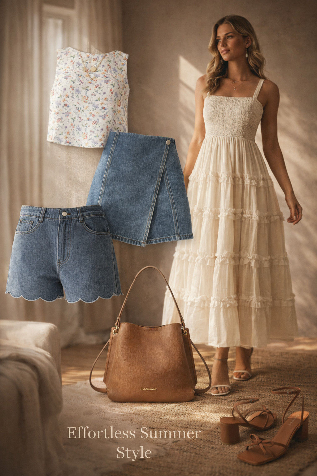 Effortless summer neutrals you’ll wear on repeat 🤍

Soft florals + easy denim + the dreamiest flowy dress… 

Everything mixes & matches so you can dress it up or keep it casual ✨

Coffee runs, weekend brunch, beach towns, and slow summer nights.

Linked all my favorite pieces that give that elevated, feminine, neutral vibe 🤎 

 #LTKootd #LTKSeasonal