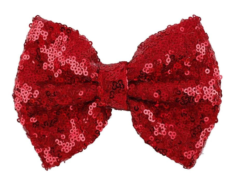 Love Fairy Fashion Bow Hairpin Sequins Hair Clip Multicolor 0ptional for Children and Women (Red)... | Amazon (US)