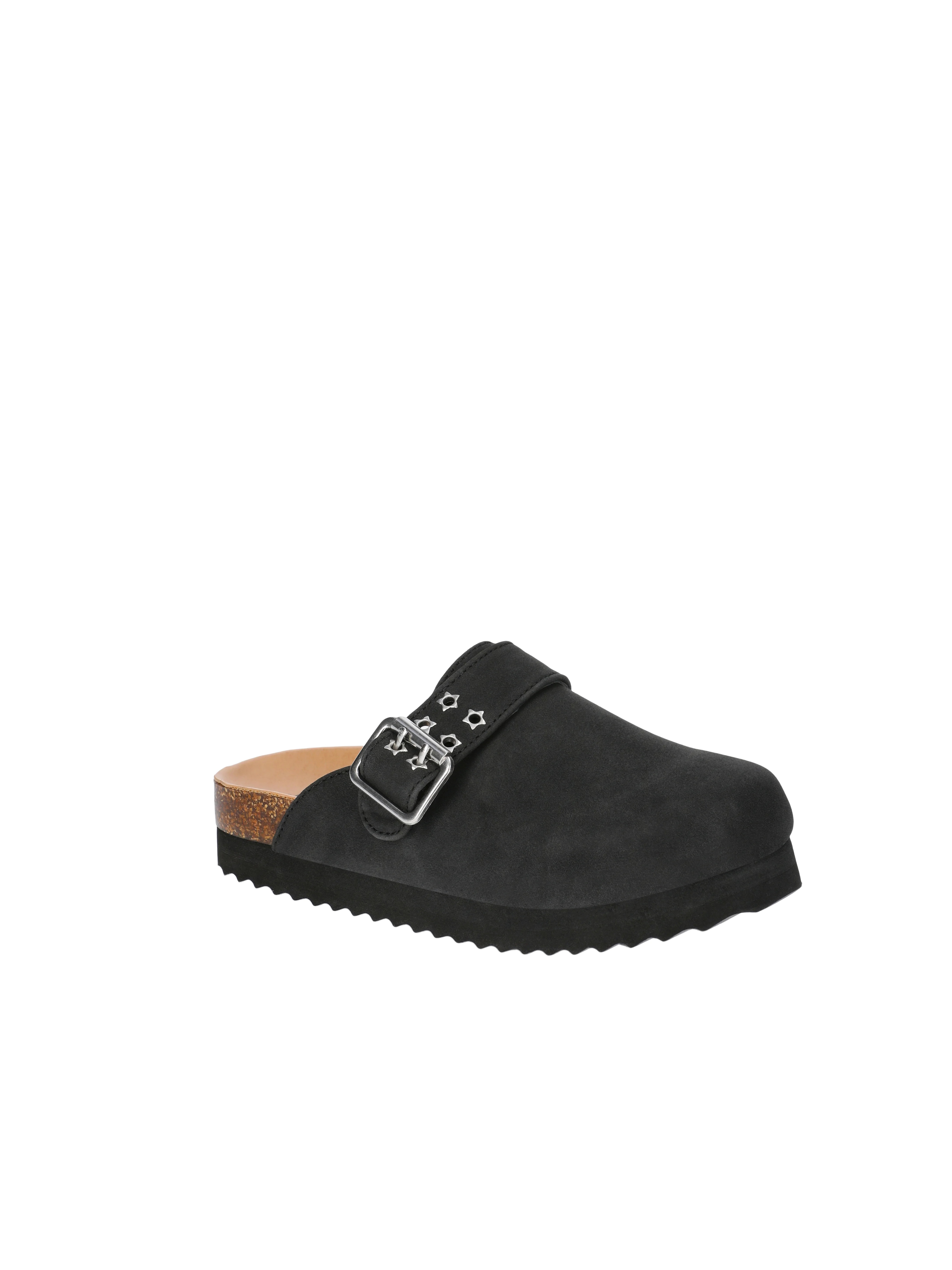 Justice Little and Big Girls' Star Buckle Platform Clogs | Walmart (US)