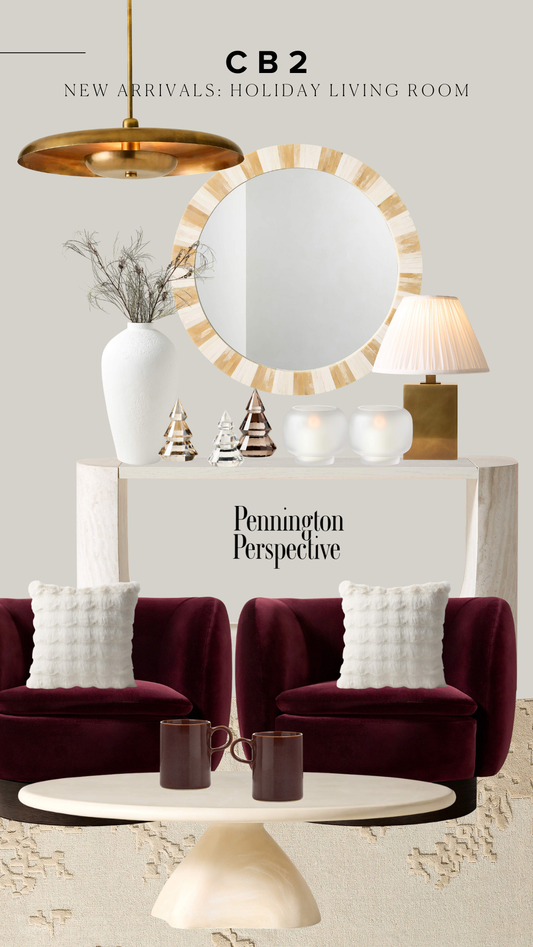 New arrivals: holiday living room pieces from CB2 — modern, sleek, and perfectly festive ✨🎄

#CB2 #HolidayLivingRoom #NewArrivals #ModernHoliday #HomeDecor #CB2Home #FestiveStyle #InteriorInspo #HolidayDecor #StyledSpaces
 

 #LTKHoliday #LTKU #LTKHome