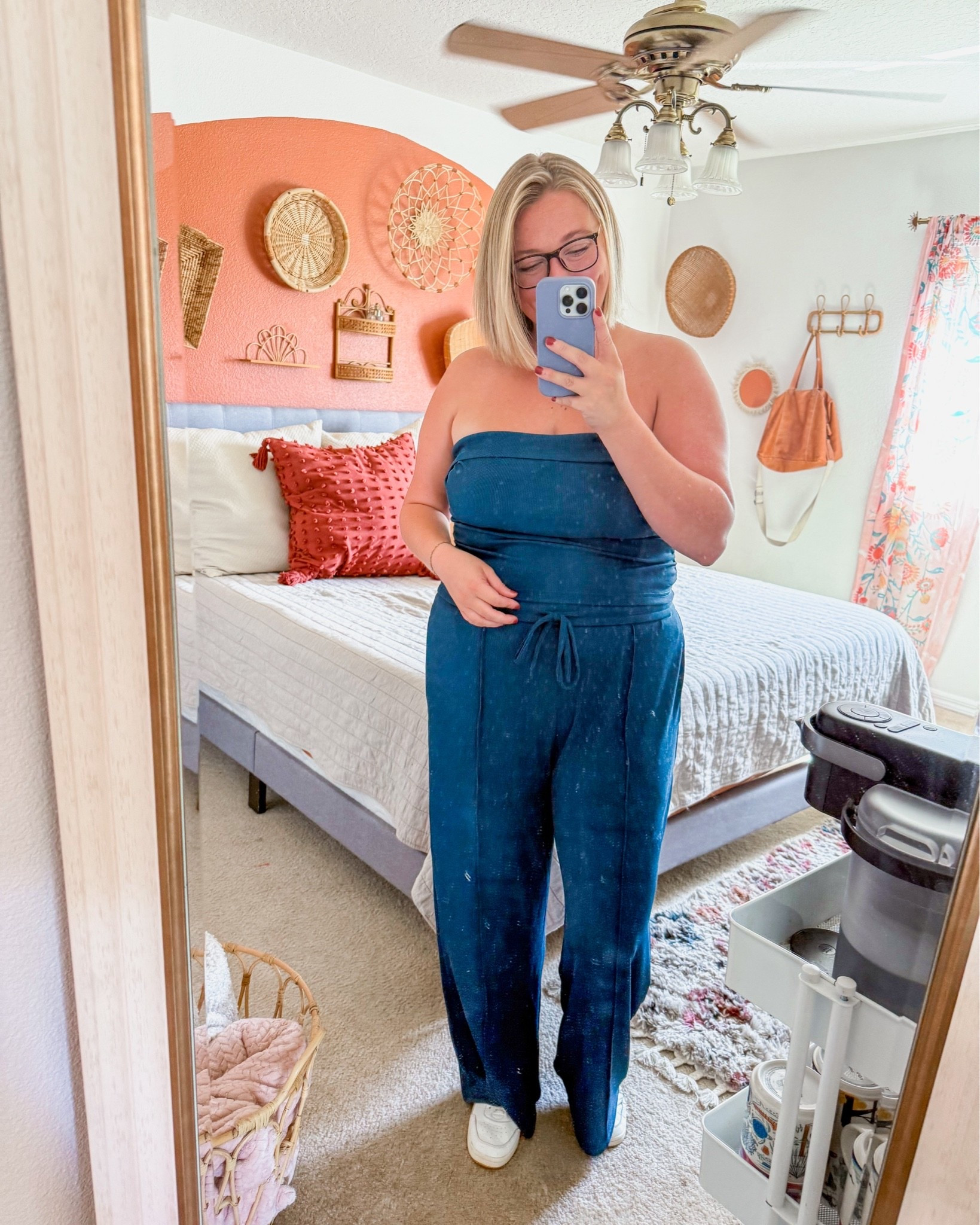 Casual outfit of the day! I have this color and also in a rust color, both get worn once a week! I have them in an XL and they fit perfectly! 

#LTKSeasonal #LTKMidsize #LTKFindsUnder50