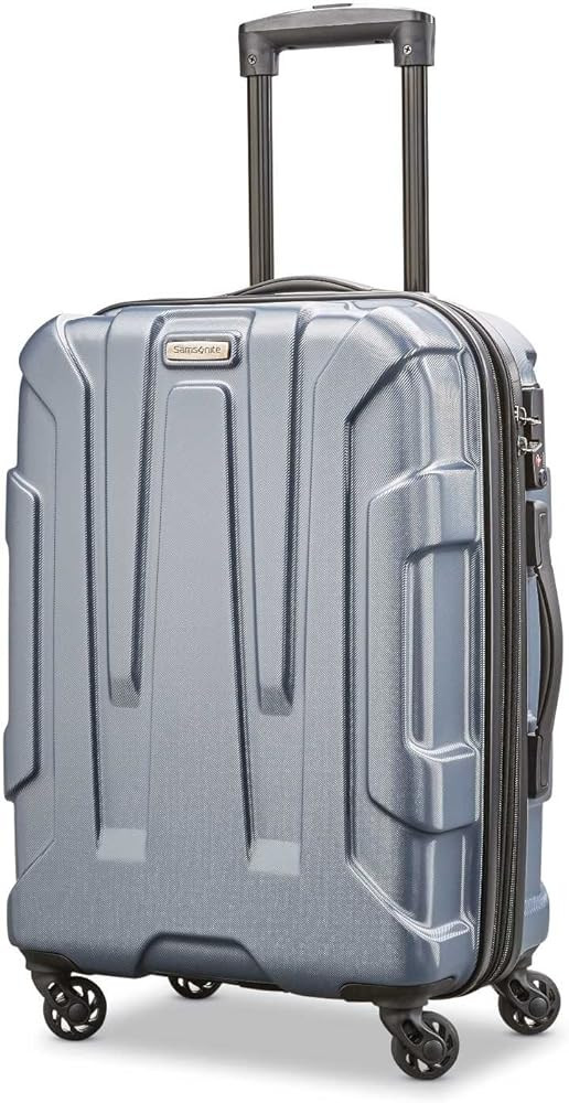 Samsonite Centric Expandable Hardside Carry On Luggage with Spinner Wheels, 20 Inch, Blue Slate | Amazon (CA)