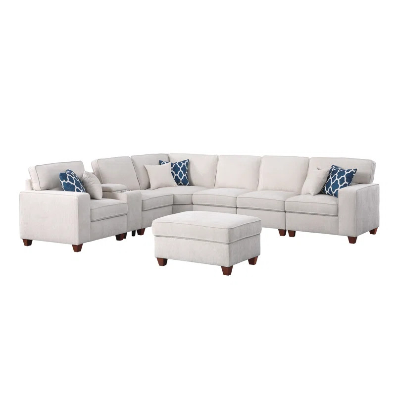 Naomi Piece Upholstered Sectional | Wayfair North America