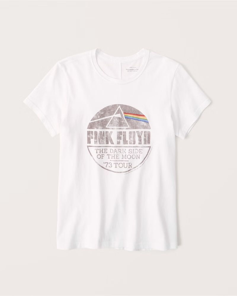 Pink Floyd 90s-Inspired Relaxed Band Tee | Abercrombie & Fitch (US)