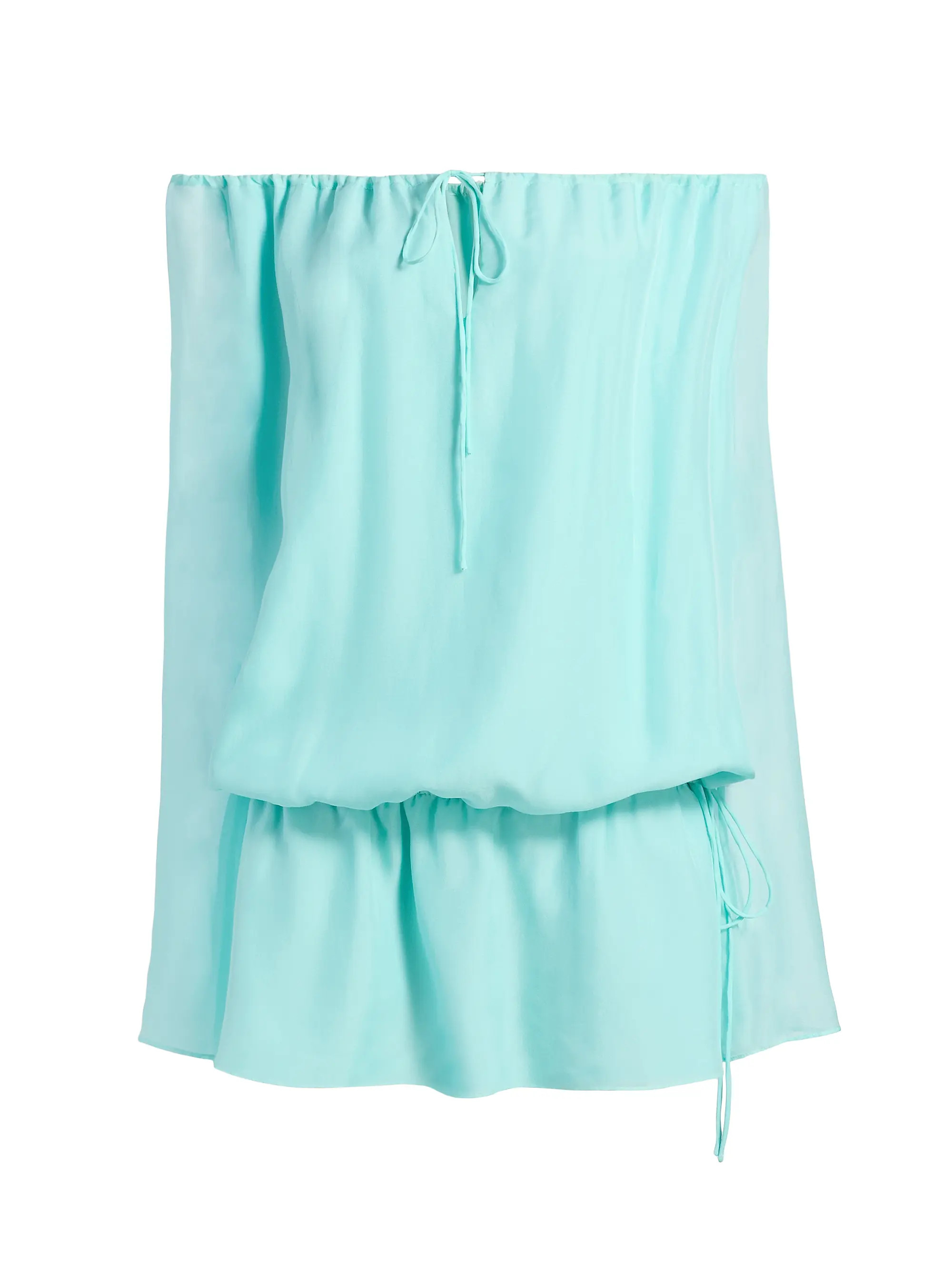 Azeeza Elina Off-The-Shoulder Chiffon Minidress | Saks Fifth Avenue | Saks Fifth Avenue