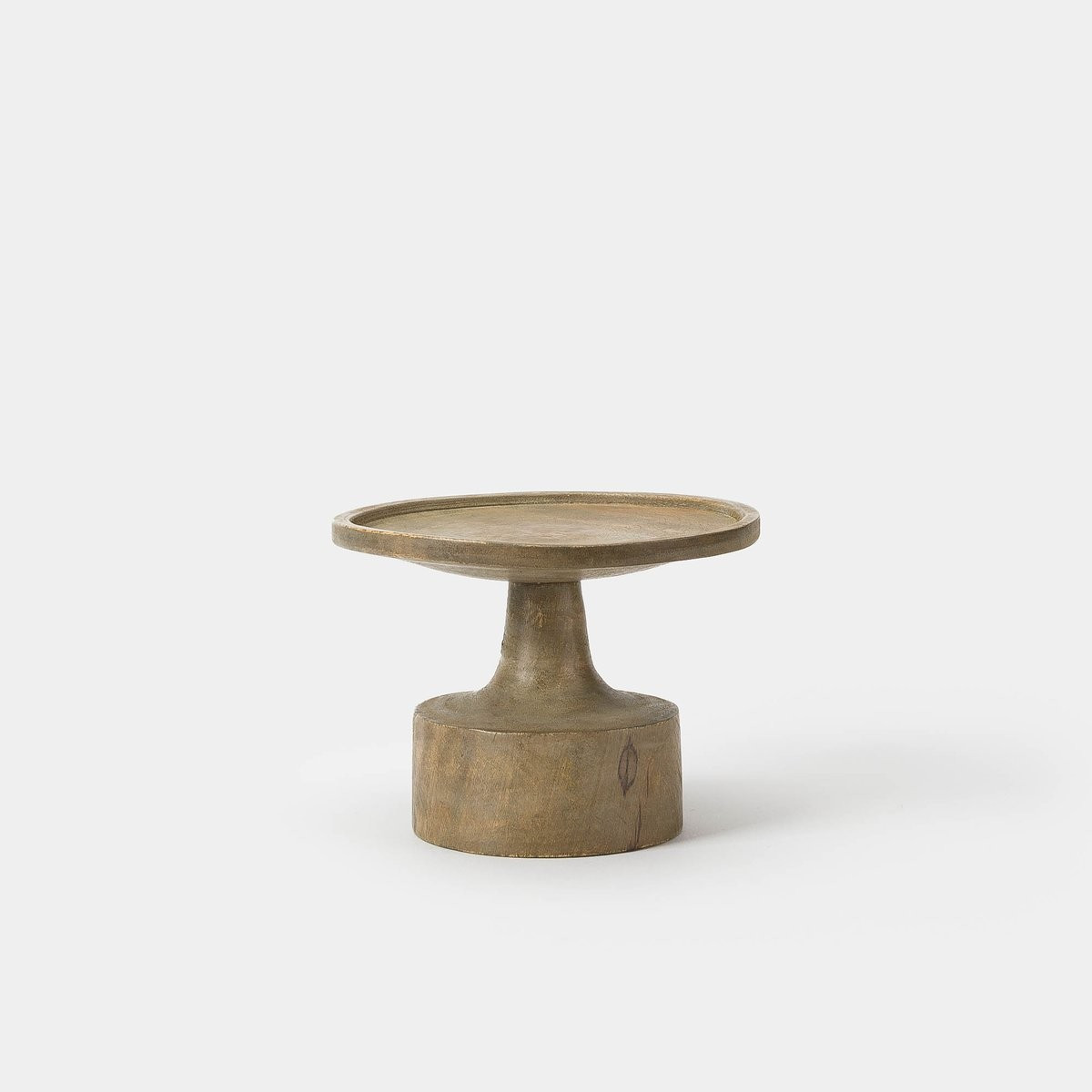 Blackwash Wood Candle Holder | Shoppe Amber Interiors | Amber Interiors