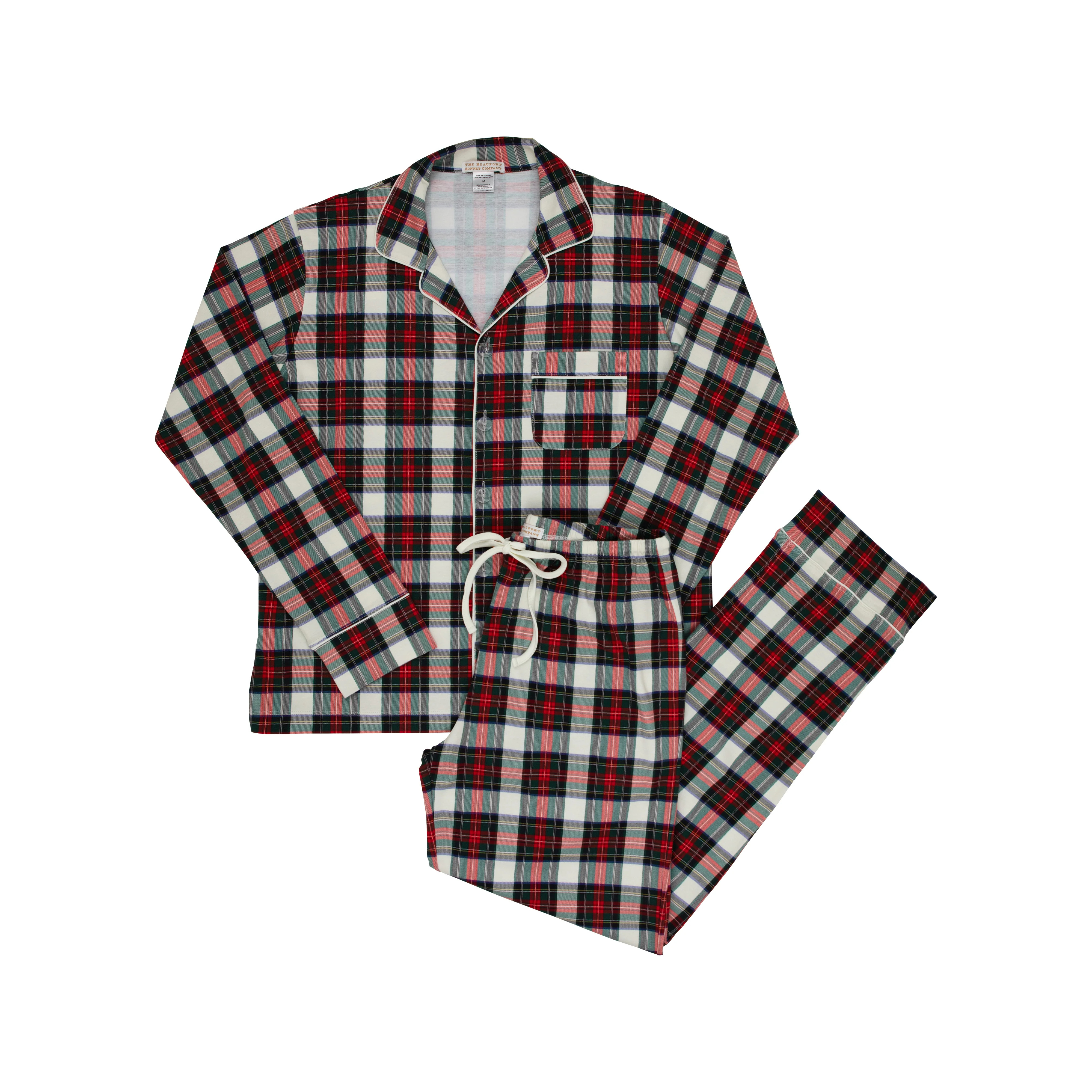 Lock's Lounge Set (Men's) - Aiken Place Plaid with Palmetto Pearl | The Beaufort Bonnet Company