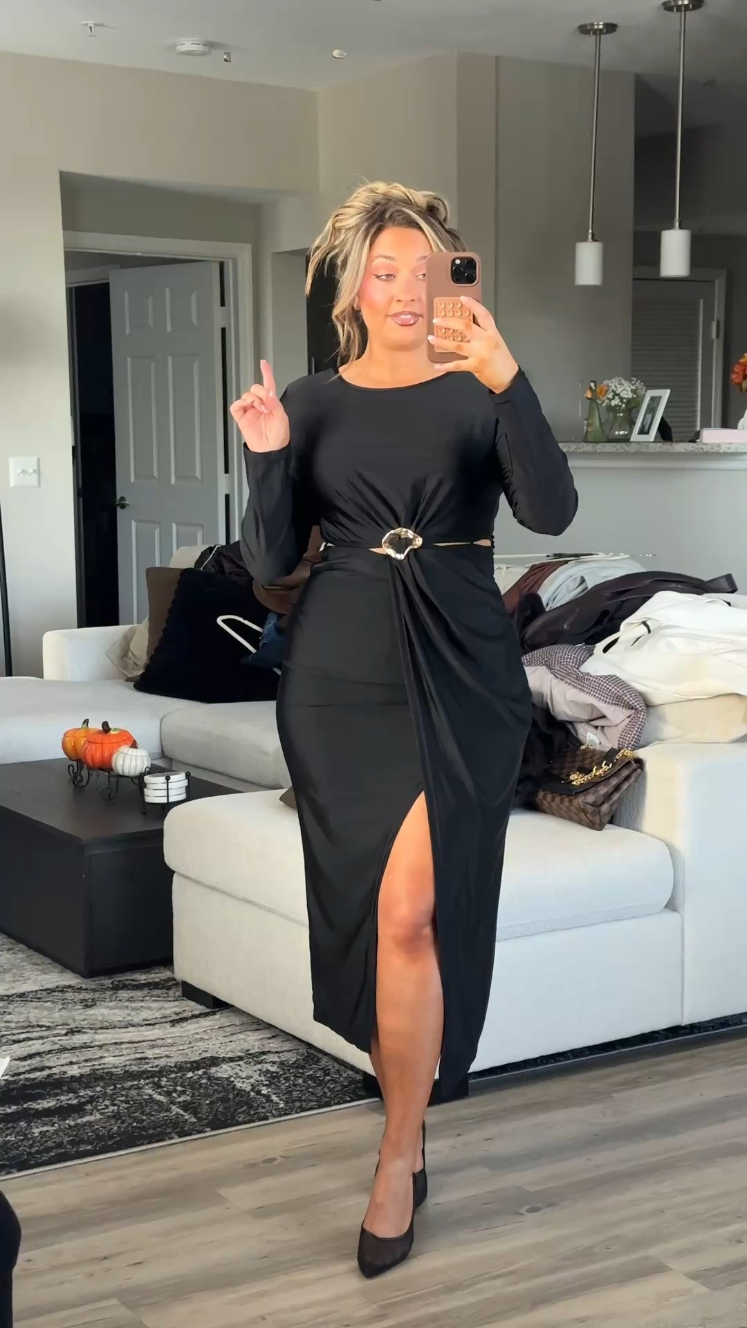 Elegant, effortless, and perfect for the holiday season ❄️ Whether you’re heading to a Christmas dinner or a New Year’s celebration, this dress is the definition of timeless glam. 

Wearing a medium

#HolidayStyle #LTKHolidayLooks #WinterWardrobe #ChicOutfitInspo

#LTKHoliday #LTKMidsize #LTKStyleTip