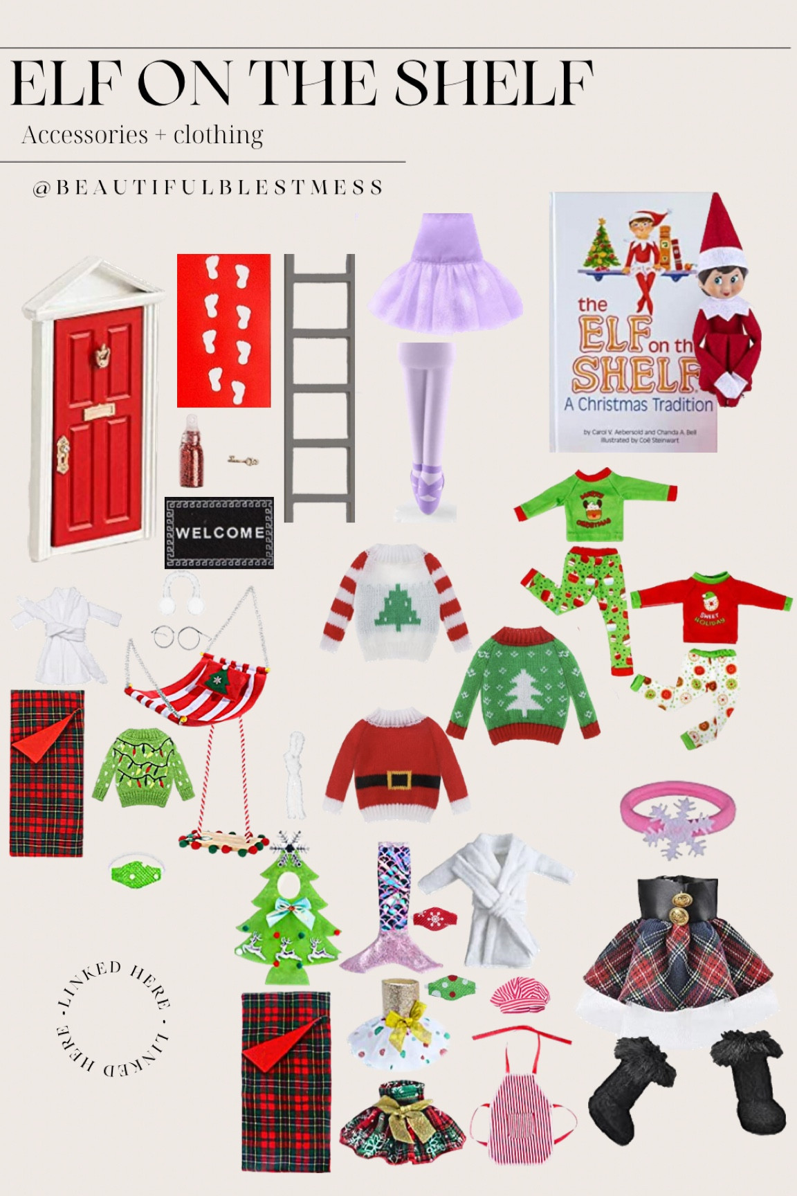 Elf on the shelf clothes + accessories ✨ Christmas Amazon Prime Gift Black Friday cyber Monday gift for kids 

#LTKfamily #LTKGiftGuide #LTKHoliday