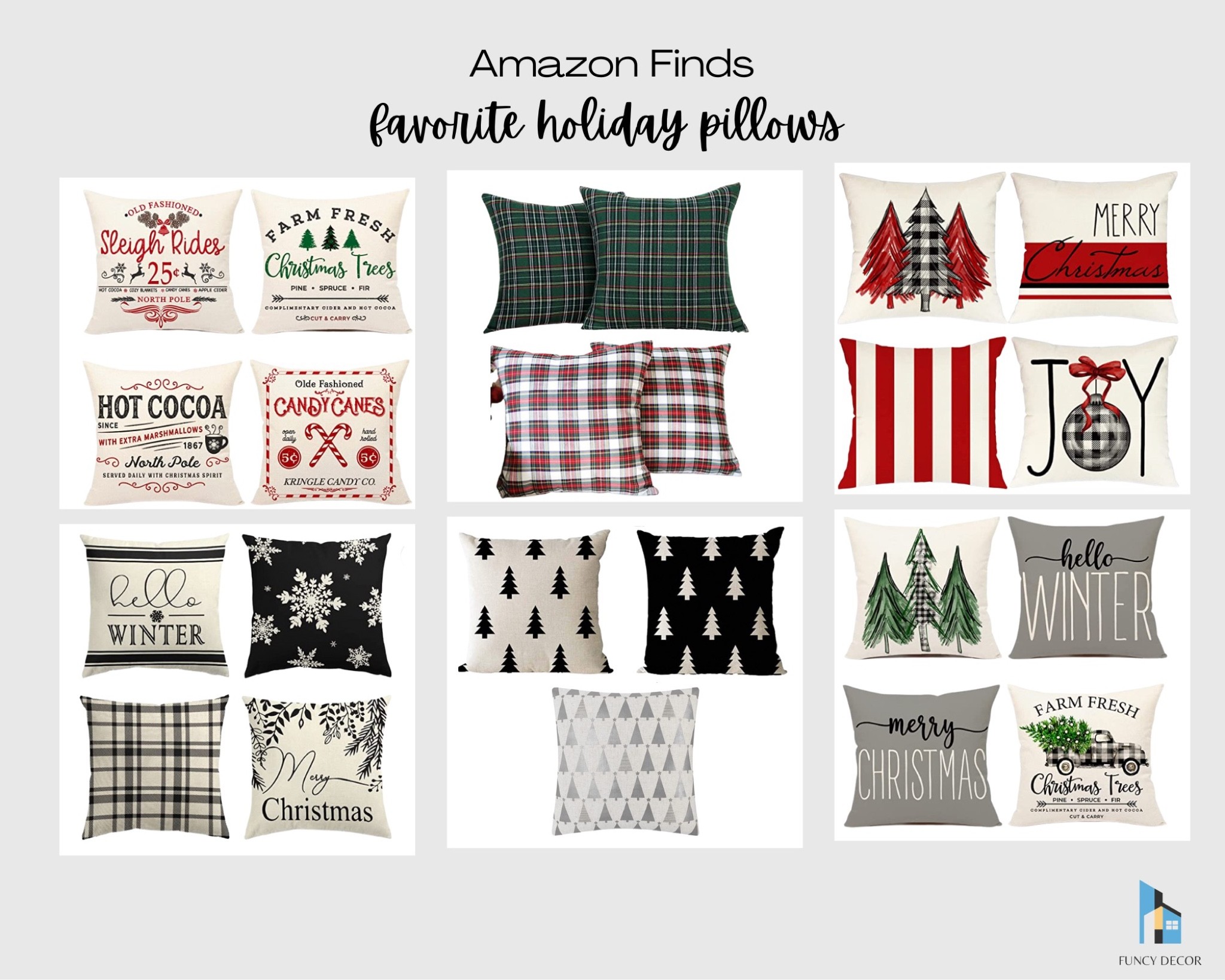 Change up your decor in a blink simply by adding some festive holiday pilllows from Amazon

#LTKhome #LTKHoliday #LTKSeasonal