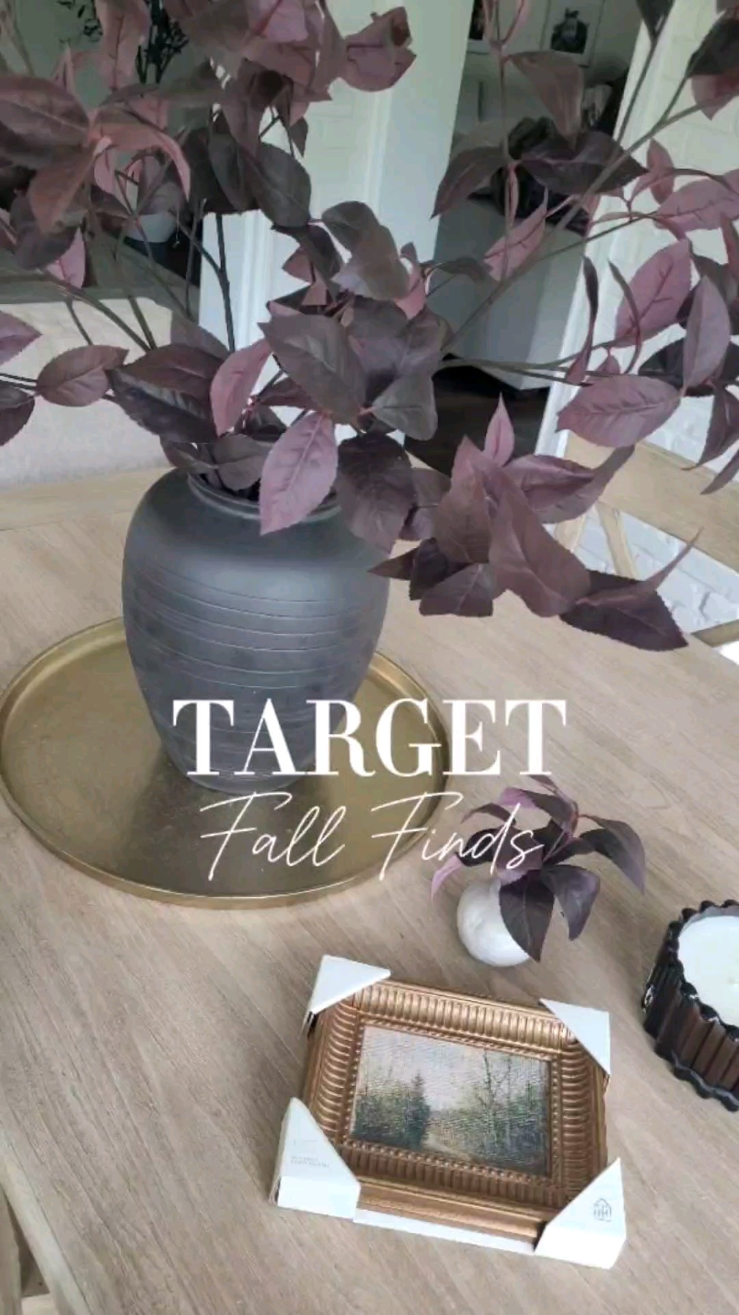 Neutral home fall home decor finds - realistic affordable fall stems, vintage landscape wall art, and the only fall candle you need!

#LTKHome #LTKFindsUnder50 #LTKSeasonal