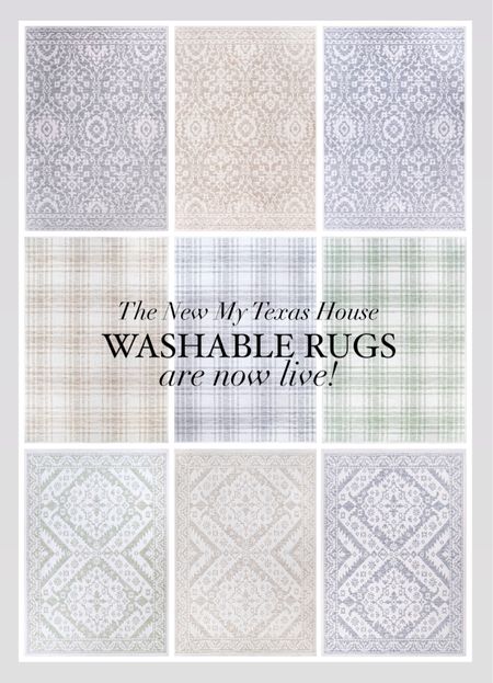 The new Wash Me! Washable rugs from My Texas House at Walmart are now live on Walmart.com

#LTKFind #LTKfamily #LTKhome