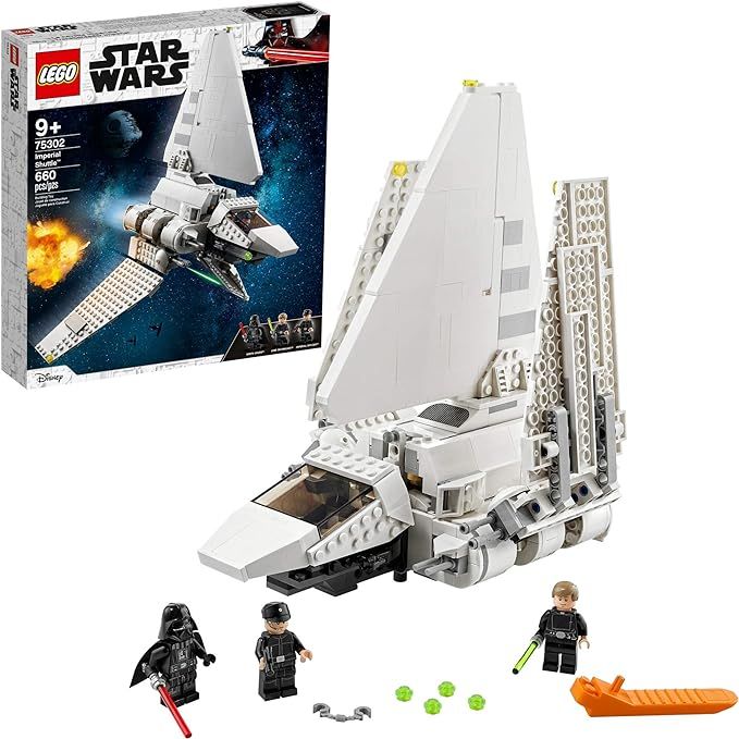 LEGO Star Wars Imperial Shuttle 75302 Building Kit; Awesome Building Toy for Kids Featuring Luke ... | Amazon (US)