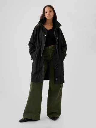 Oversized Nylon Parka | Gap (US)