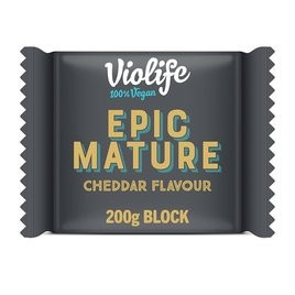 Violife Epic Mature Cheddar Flavoured Block 200g | Ocado