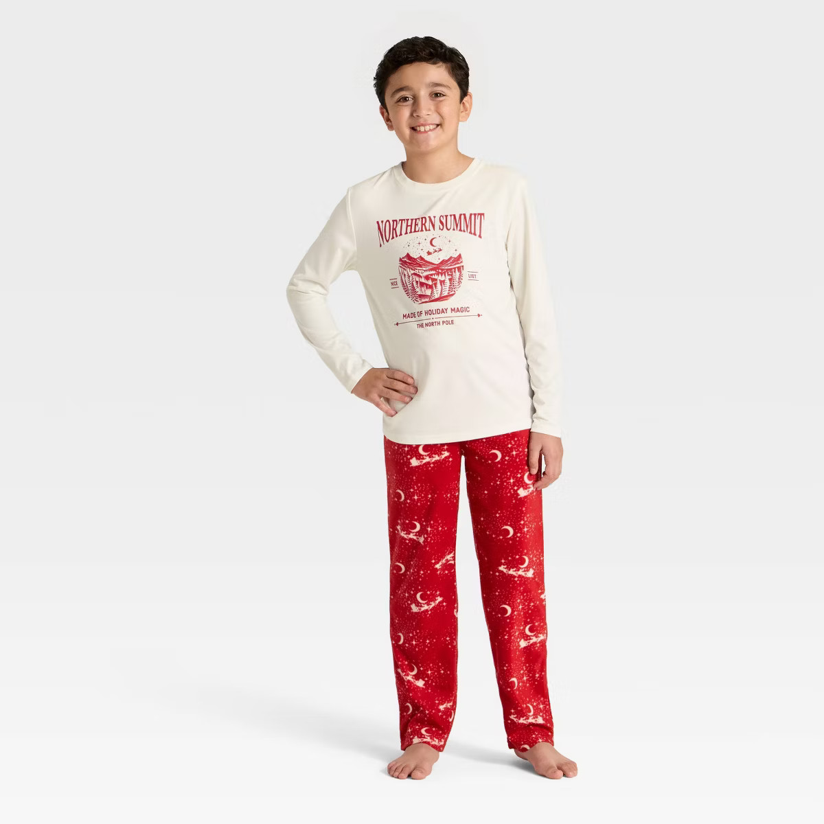 Boys' 2pc Long Sleeve Christmas Pajama Set - Cat & Jack™ | Target