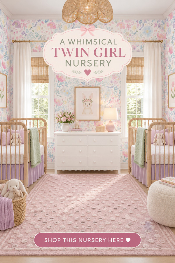 Looking for beautiful twin girl nursery ideas