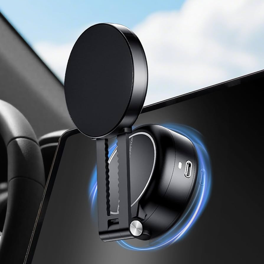 Electric Vacuum Magnetic Phone Holder for Magsafe, Adjustable Strong Magnetic Phone Holder for Yo... | Amazon (US)