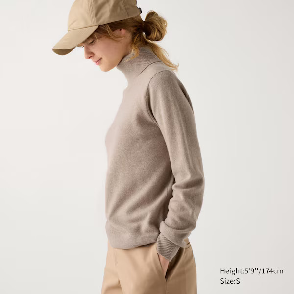 Cashmere Turtleneck Sweater | UNIQLO (US)