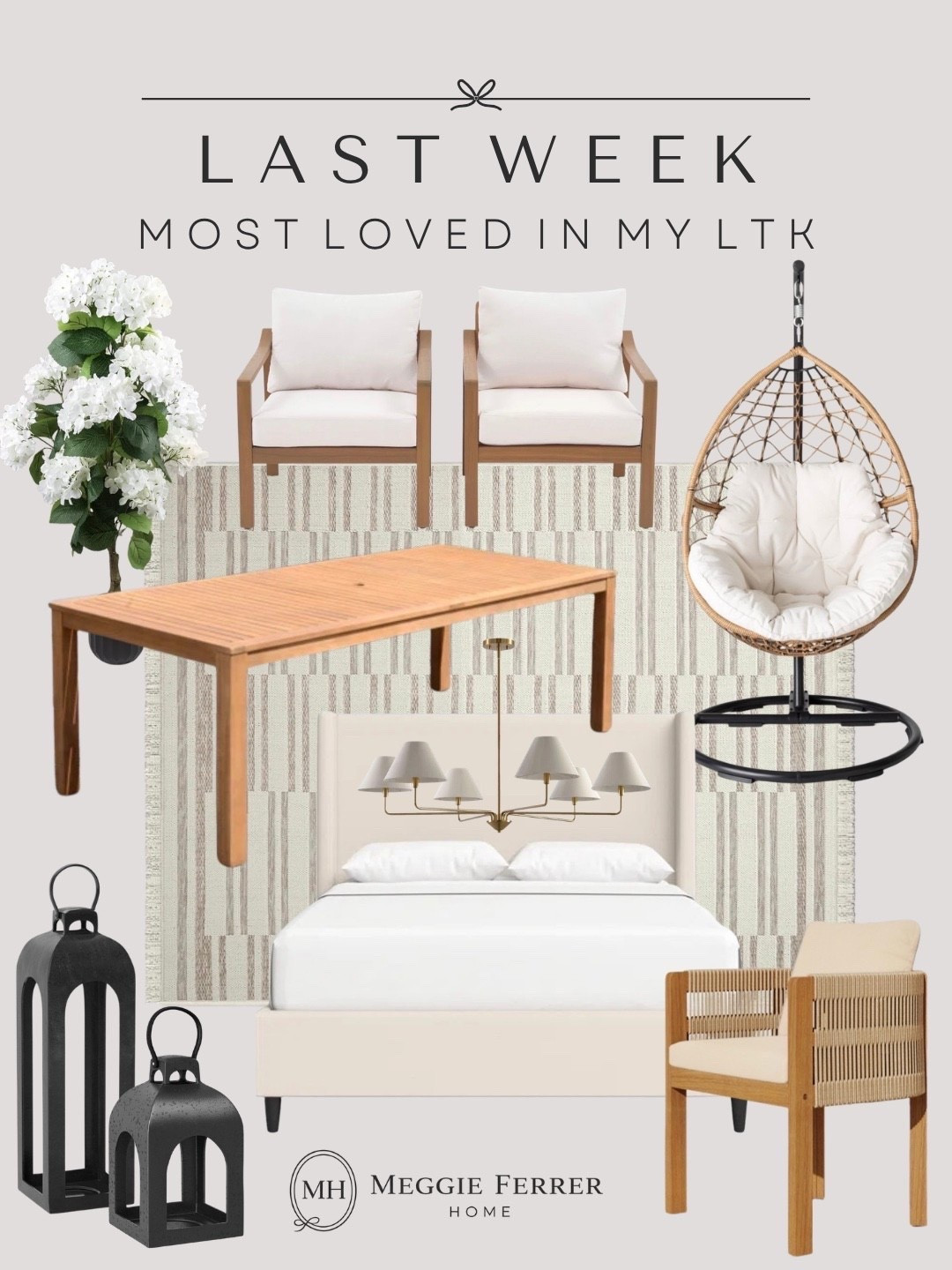 These were the most loved finds in my LTK last week, and honestly, I can see why. 😍

From outdoor pieces that look far more expensive than they are to timeless home staples I reach for again and again, these are the items you all couldn’t stop clicking on.

If you’ve had your eye on any of these, now is the perfect time to grab them before they’re gone.

#LTKHome #LTKFinds #HomeDecorFinds #ModernOrganicHome #NeutralHomeDecor #DesignerLookForLess #OutdoorLiving #CozyHome #HomeInspiration #MeggieFerrerHome