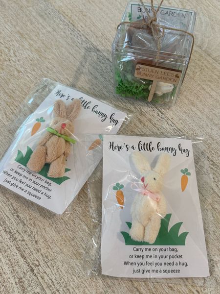 Bunny. Easter basket. Easter basket stuffer. Bunny garden 