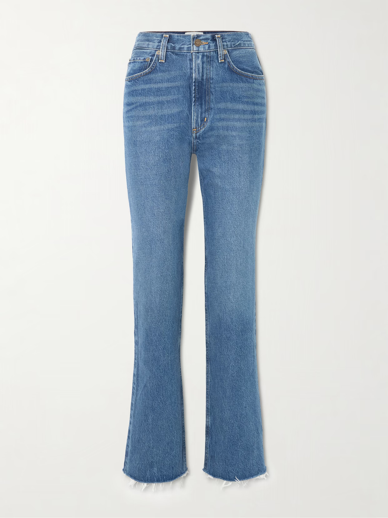 AGOLDE - Leena High-rise Bootcut Jeans - Blue | NET-A-PORTER (US)