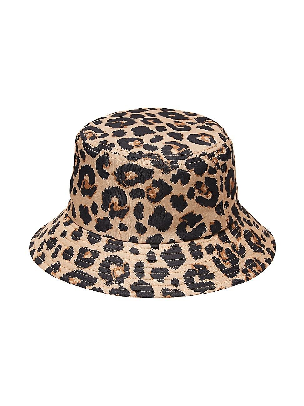 Loeffler Randall Women's Ivy Leopard-Print Nylon Bucket Hat - Leopard | Saks Fifth Avenue