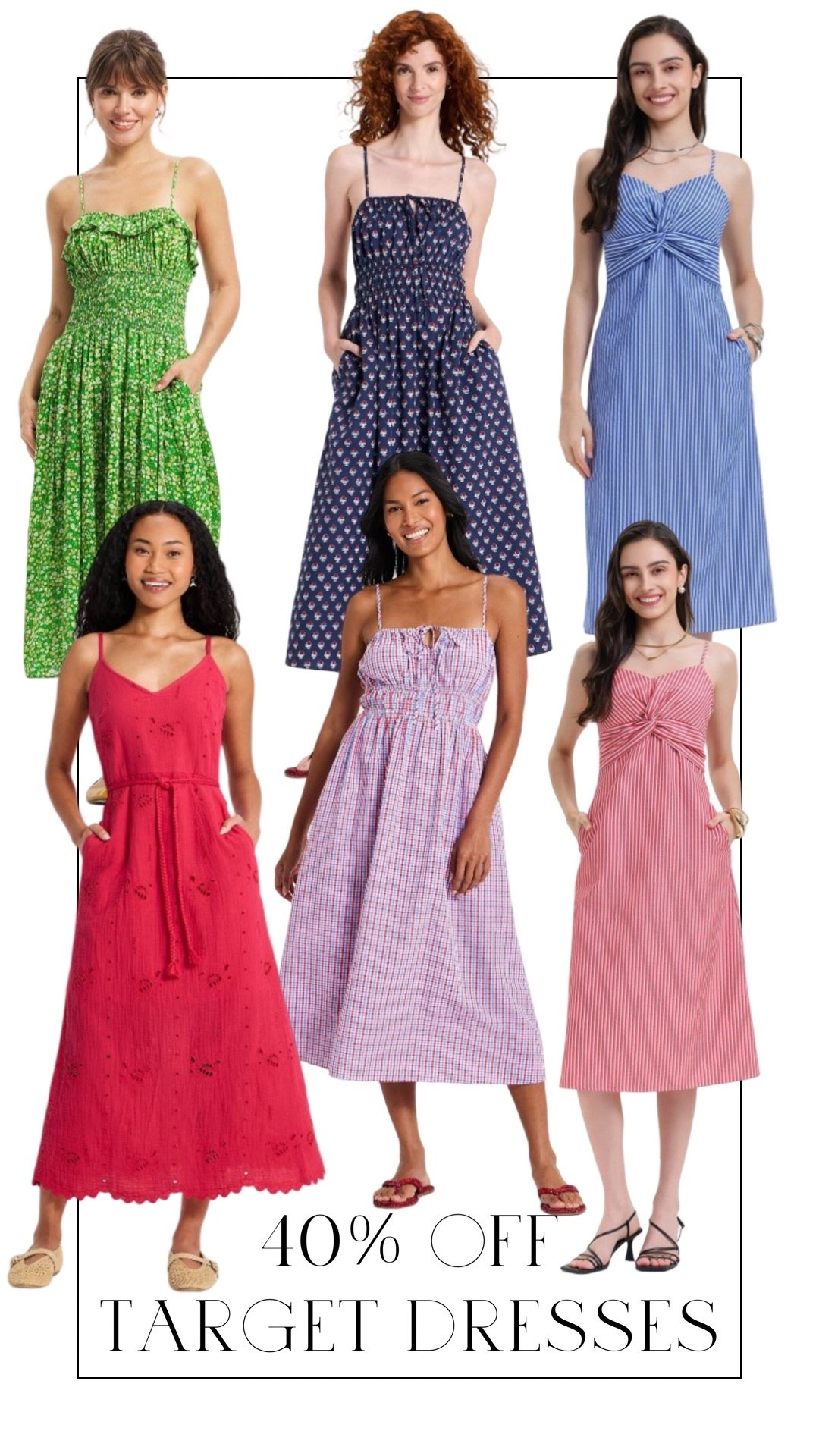 🚨40% off Target dresses!🚨

@Target 

 #sale #deals #summerstyle
#target #targetfinds #summeroutfit #vacationoutfit #targetdress 

Summer style, vacation outfit, deals Target, dress

#LTKootd #LTKMidsize #LTKSaleAlert