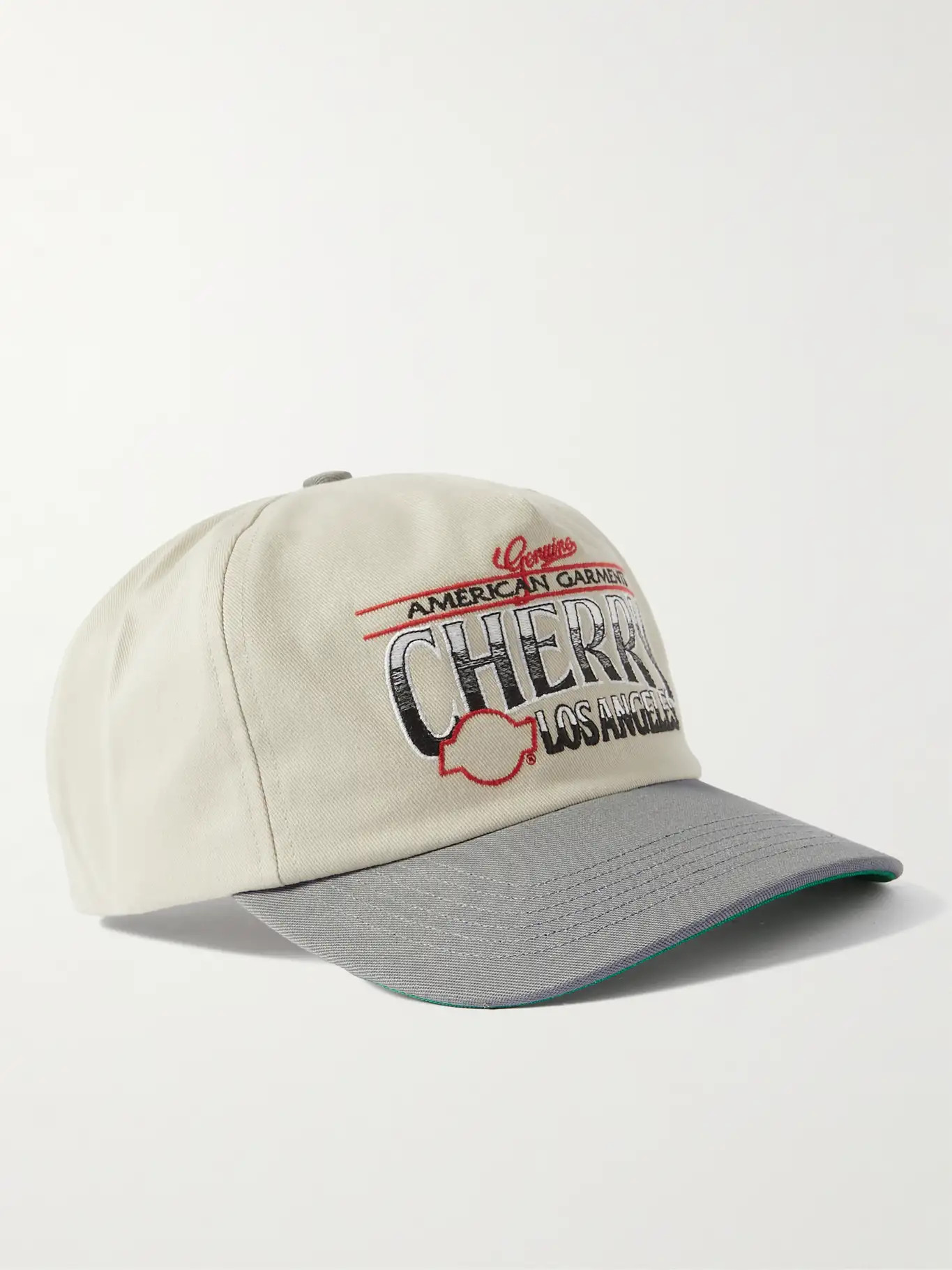 Logo-Embroidered Two-Tone Cotton-Twill Baseball Cap | Mr Porter (US & CA)