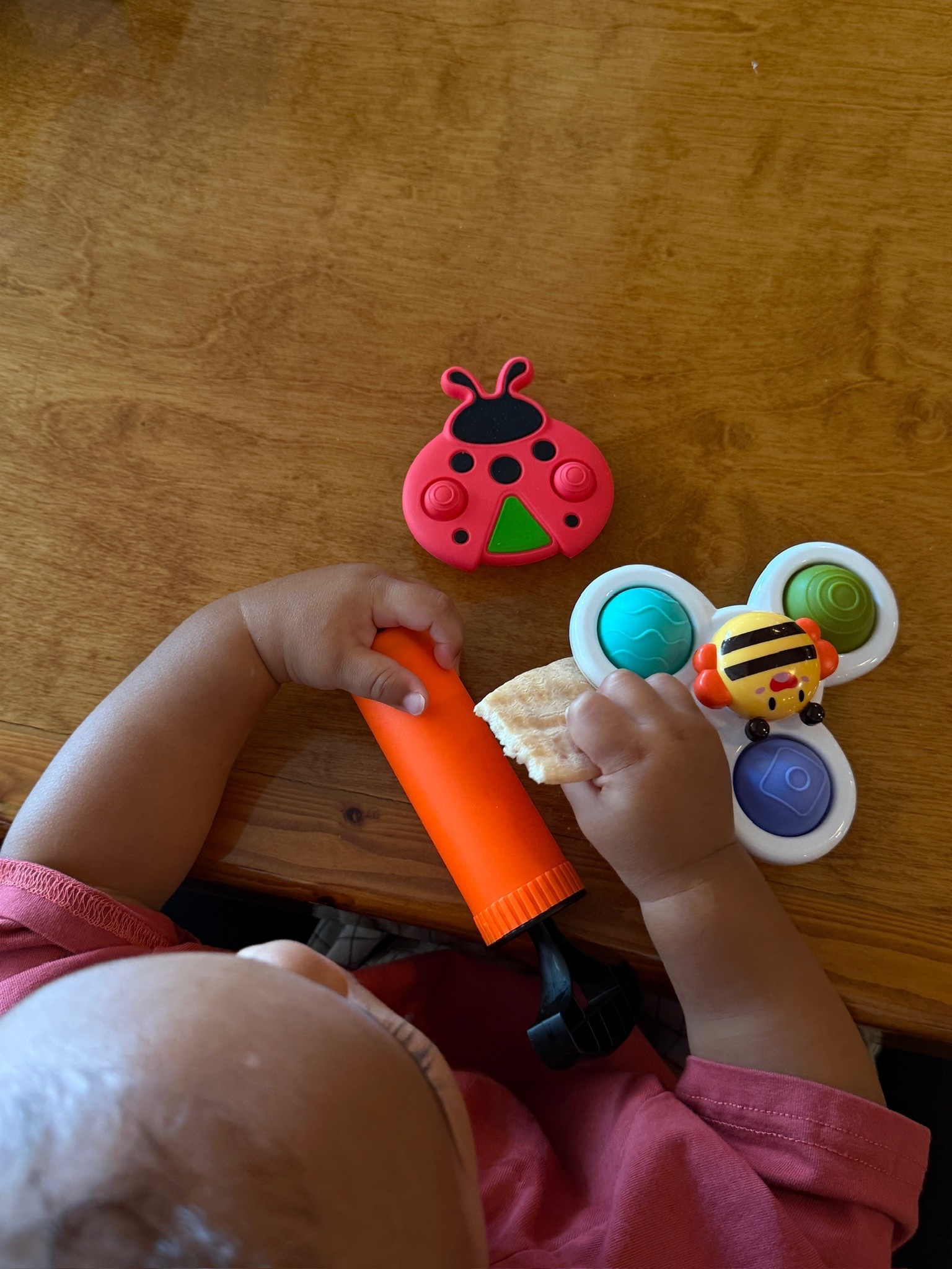 Koa loves playing with spinners! The mini air pump is for his basketball hoop set to inflate the balls 😂🏀 

#LTKmomlife #LTKBaby #LTKKids