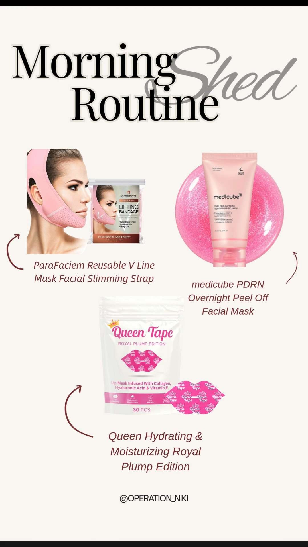 Morning shed routine on repeat ✨🧖🏽‍♀️ This is how I reset my skin and lips before the day starts, focusing on hydration, sculpting, and that refreshed look without overdoing it. Simple steps I actually stick to and love incorporating into my daily routine.

Follow for more @OPERATION_NIKI on IG, TikTok, & Facebook 💕
#morningshed #skincarefinds #beautyroutine #amazonbeauty #selfcarehabits #skincareessentials #beautyinspo #dailyroutine #ltkbeauty 

 #LTKFindsUnder50 #LTKFindsUnder100 #LTKBeauty