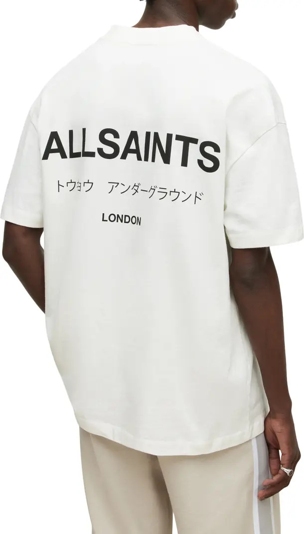 AllSaints Underground Oversize Graphic T-Shirt | Nordstrom | Nordstrom