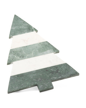 16x12 Marble Christmas Tree Serving Board | Entertaining | Marshalls | Marshalls