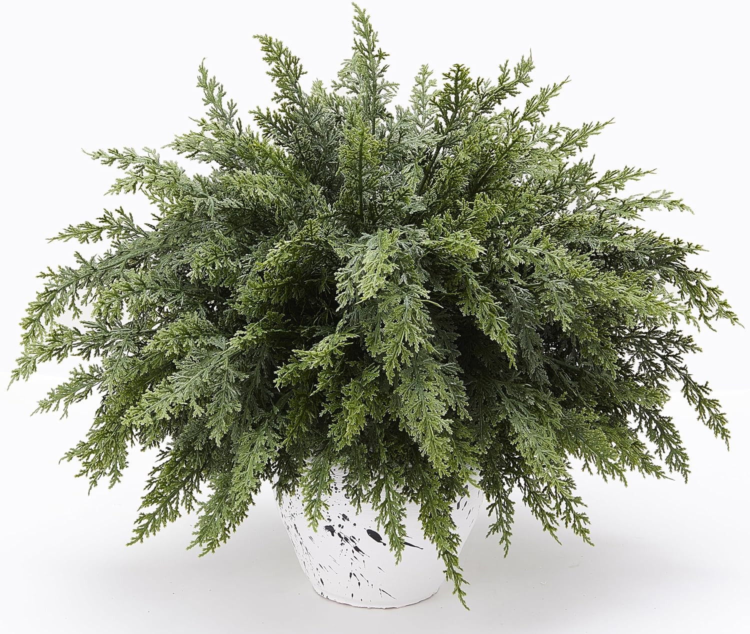 16 Pcs Artificial Lifelike Touch Christmas Cedar Branches for Vase Decor | Amazon (US)