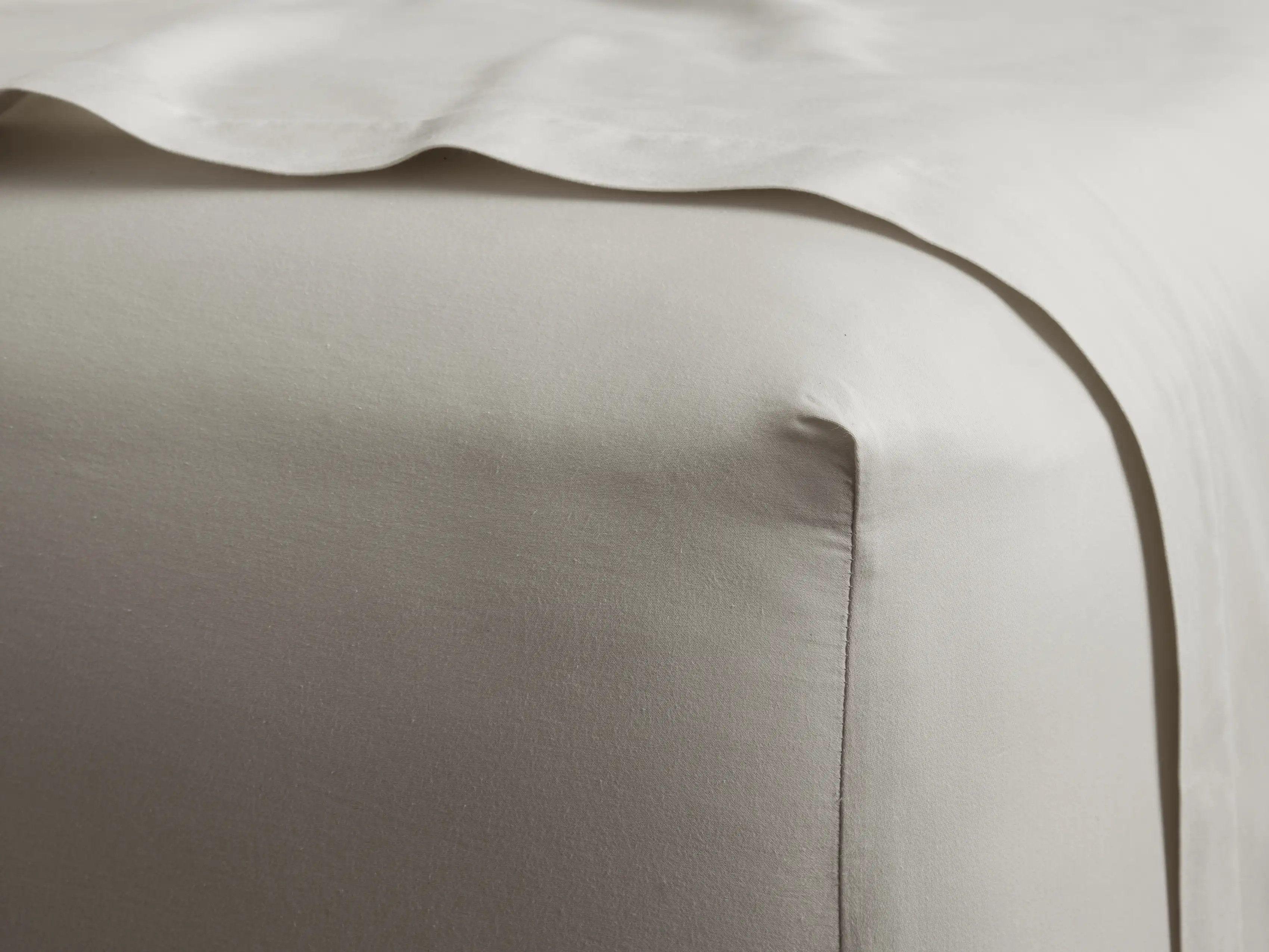 Italian Garment-Dyed Sateen Fitted Sheet | Arhaus