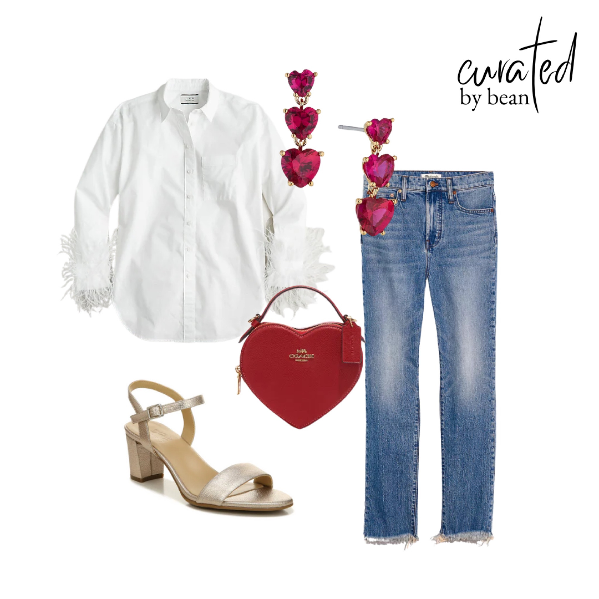 Valentine’s Day, Valentine’s Day, jeans, hearts, heart purse, sandals

#LTKSeasonal #LTKitbag