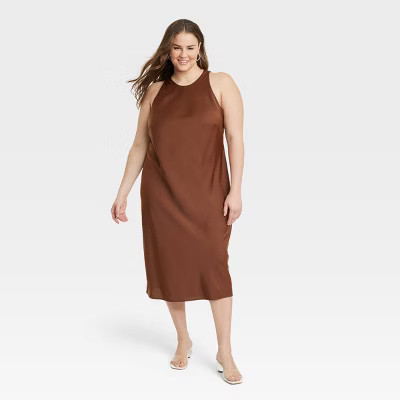 Women's High Neck Slip Dress - A New Day™ | Target