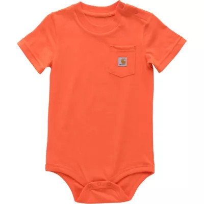 Carhartt Kids' Short-Sleeve Pocket Bodysuit | Tractor Supply
